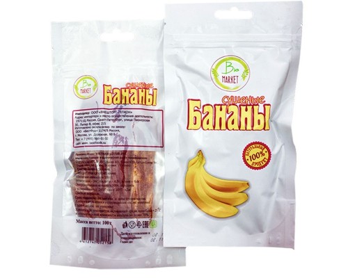Купить Бананы сушеные цельные в Перми