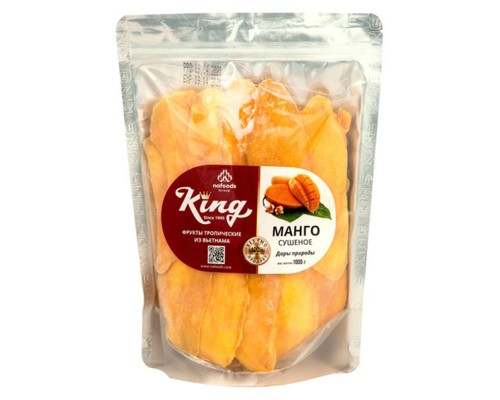 Купить Натуральное сушеное манго без сахара в Перми