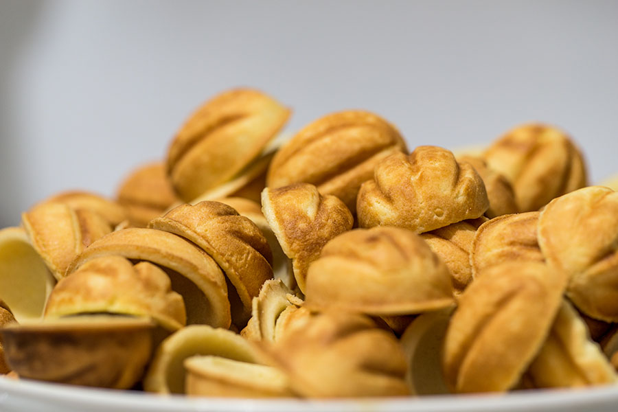 Печенье орешки со сгущенкой классический кулинарный рецепт 4
